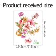 thumbnail image 2 of Romantic Flowers Wall Sticker for Bathroom Toilet Seats Fridge Cupboard Decal, 2 of 8