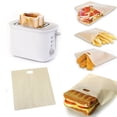 thumbnail image 2 of Dvkptbk Toast Paper Toaster Bags Bread Bags Reusable for Grilled Cheese Sandwich Non-Stick Heat Home & Garden, 2 of 6