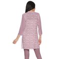 thumbnail image 3 of Moomaya Robe Tunique Mini à Col Fermé Imprimée pour Femmes Vêtements Porter, 3 of 5