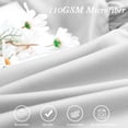 thumbnail image 4 of PiccoCasa 3 Pieces Soft Ruffled Brushed Duvet Cover Sets 110GSM Light Gray Queen, 4 of 7