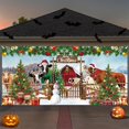 thumbnail image 2 of Holiday Cheer Garage Festive Christmas Banner With Bright Colors Festive Design For Auto Enthusiasts Home Garages Easy Hanging Durable Material Metal Poles Mini Flag Holder for Porch Heavy Duty Flag, 2 of 4
