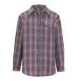 thumbnail image 1 of Erwazi Women Plaid Button Down Shirts Long Sleeve Shacket Jacket Fall Blouses Tops, 1 of 7