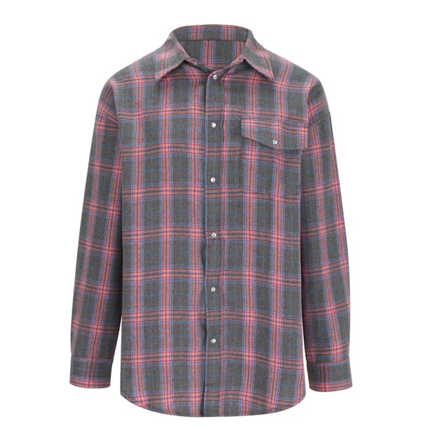 Erwazi Women Plaid Button Down Shirts Long Sleeve Shacket Jacket Fall Blouses Tops