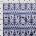 thumbnail image 2 of oneOone Tissu Polyester Lycra Chevron & Tourbillon Ikat Imprimé 1 Yard 56 Pouces de Large, 2 of 4