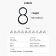 thumbnail image 3 of 142Mm Floating Exterior House Numbers Modern Number Signs On The Door Large, 3 of 5