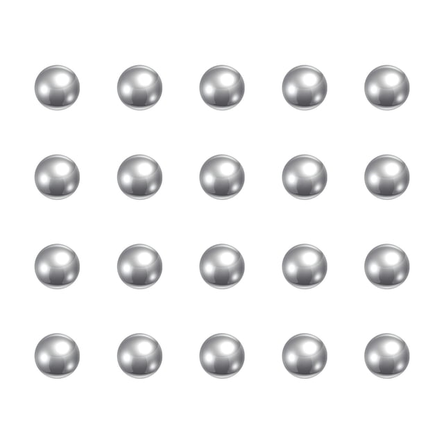 Unique Bargains Billes de Roulement en Acier Chromé 3,5 mm G5 Précision, Lot de 30