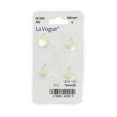 thumbnail image 2 of LA VOGUE 12 mm (0.47 in) Shank Button - White, 2 of 4