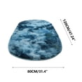 thumbnail image 3 of Hxlamzoo Fluffy Oval Area Rug, Soft Tie Dye Rug, Shaggy Colorful Rug, for Bedroom, Living Room, Teen Dorm, Baby Nursery, 11 Colors & 3 Sizes, 3 of 6