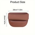 thumbnail image 3 of Car Seat Gap Organizer, Universal PU Leather Auto Console Side Pocket Seat Storage, 3 of 6