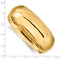 thumbnail image 3 of 14k Yellow Gold 20.65mm Hinged Bangle Bracelet, 3 of 8