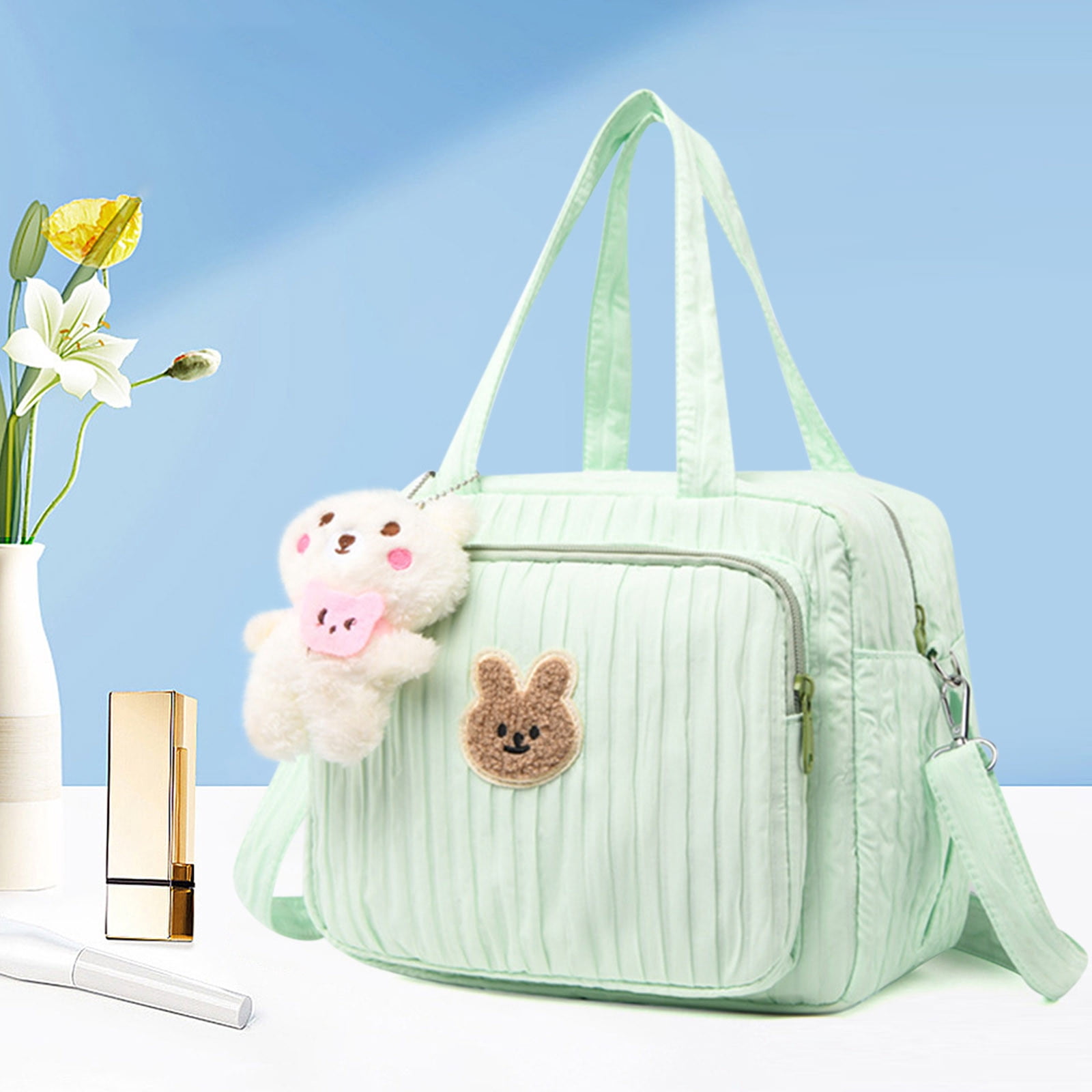 Baby Diaper Bag Tote, Mommy Bag Cute Baby Nappy Bag Crossbody