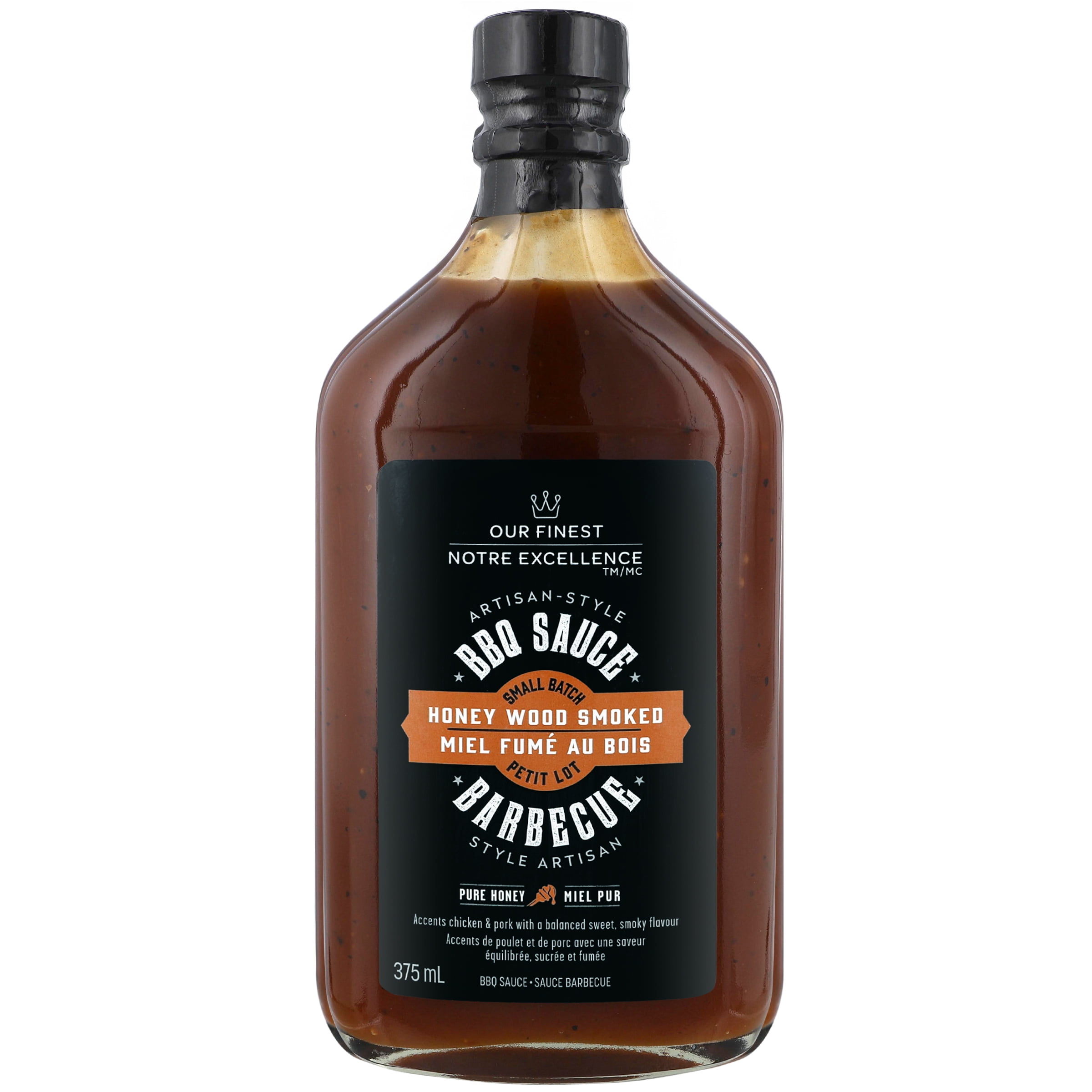 Our Finest Sauce Barbecue Miel Fumé au Bois Style Artisan