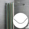 thumbnail image 1 of Elodie Tringle à Rideaux Courbée Cintre Extensible pour Maison Boutique de Vêtements Chambre 70à95cm 70à95cm, 1 of 8