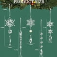 thumbnail image 2 of Christmas Pendant Ornament for Tree Window Garden — Elegant Hanging Décor Accessory for Seasonal and Ideas, 2 of 7