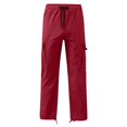 thumbnail image 4 of Men‘s Elastic Waist Loose Fit Lightweight Workwear Casual Cargo Pull On Pants With Multi Pockets, 4 of 5