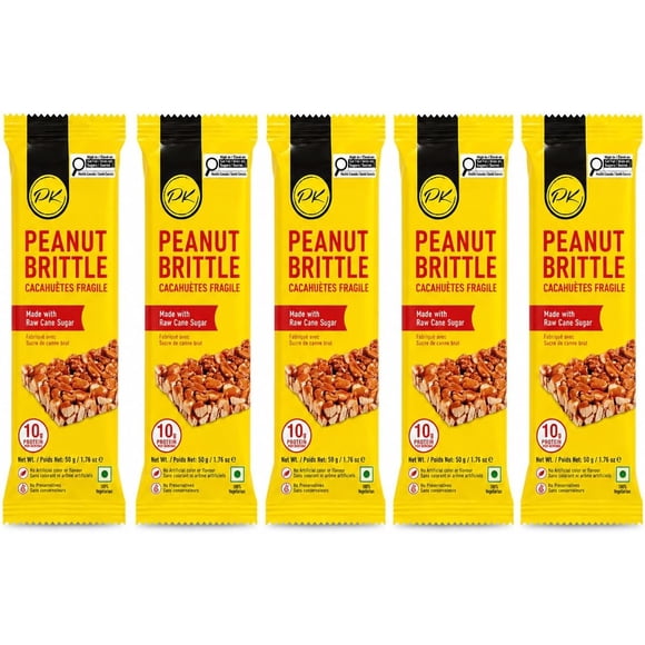 PK Punjab King Peanut Brittles 50g (Pack of 5) | Traditional Peanut Chikki