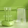 thumbnail image 2 of Baby Toothbrush Set, Infant Teething Toothbrush, Silicone Tongue Cleaner, U Shape Toothbrush, Baby Oral Care Kit with Storage Case, 2 of 6