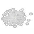 thumbnail image 1 of Unique Bargains M3 x 6mm x 1mm Rondelles Plates Isolantes en Nylon Entretoises Attache Blanc 100 Pcs, 1 of 1