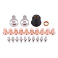 thumbnail image 1 of 24 PCS Plasma Cutting Accessories Consumables Kit Electrode Nozzle Protective Cover Cutting Tip. Suitable For I PT40 CUT55 CUT65., 1 of 4