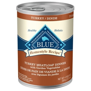 Blue Buffalo Homestyle Recipe Adult Wet Dog Food, Turkey Dinner, 12.5-oz. Can