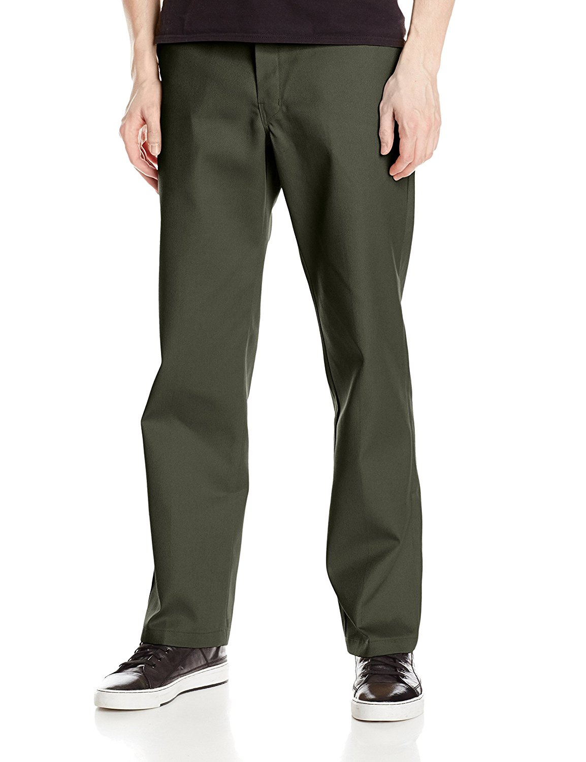 Dickies Mens Original 874 Work Pant, 33W x 32L, Olive Green