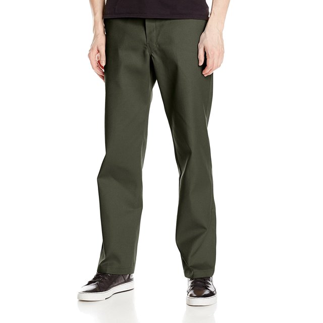 Dickies Mens Original 874 Work Pant, 33W x 32L, Olive Green