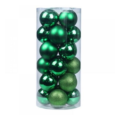 24Pcs Christmas Balls Ornaments for Xmas Christmas Tree - Shatterproof Christmas Tree Decorations Hanging Ball for Holiday Wedding Party Decoration (1.2"-3.1CM)