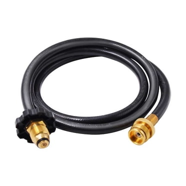 High Pressure Adapter 5-Foot 60inches Hose Connect to Your Portable Gas Grill to A 20 LB Propane Tank