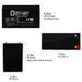 thumbnail image 2 of 12V 7Ah SLA Battery Replacement for Bruno SRE-200E - 6 Pack, 2 of 6