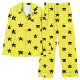 thumbnail image 1 of Georges Ensembles Deux Pièces pour Femmes Ensemble de Pyjama Imprimé avec Poche pour la Maison pour un Usage Quotidien à la Maison, 1 of 4