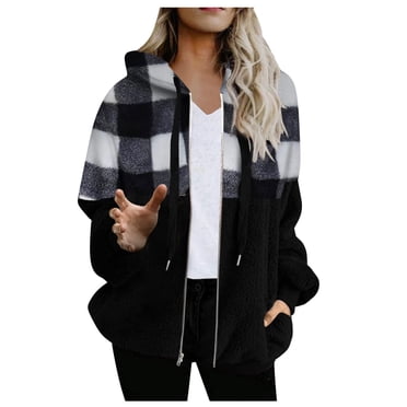 "Black Friday Deals 2022! TopLLC Shacket Jacket Women EAN Pocketed Shirts Fall Jacket Shackets"
