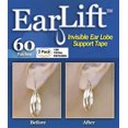 thumbnail image 1 of Earlift Invisible Ear Lobe Support Solution Support for Pierced Ears As Seen On TV- 120 count, 1 of 2