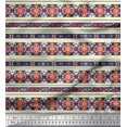 thumbnail image 1 of Soimoi Poly Georgette Fabric Ikat Southwestern Print Fabric by Yard 52 Inch Wide, 1 of 3