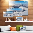 thumbnail image 4 of Designart Winter Mountains Panorama Canvas Wall Art, 4 of 4