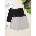 thumbnail image 2 of Pantalon en Ruban Tissé Imprimé Lettre pour Hommes (2 Pièces), 2 of 5