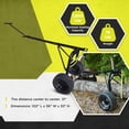 thumbnail image 3 of Timber Tuff Chariot Porte-Bûches en Acier, Capacité de 1000 Livres, Compatible VTT, 3 of 5
