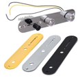 thumbnail image 3 of Electric Guitar Control Plate for Telecaster style Guitars,Chrome,Black,Gold, 3 of 5