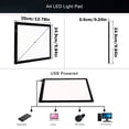 thumbnail image 3 of WSBDENLK Cyber Monday Portable A4 Tracing LED Copy Board Light Box Slim Light Pad USB Power Copy Drawing Board Tracing Light Board for Artists Designing Animation Sketching Toys for Child Fall Saving, 3 of 6