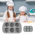 thumbnail image 4 of D Deep Cavity Heart Shape Baking Mold Thick Silicone Material Professional Grade Even Baking Results Non-Porous Surface #50207, 4 of 5