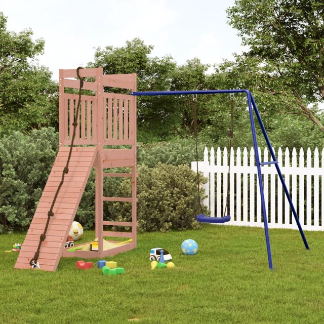 vidaXL Ensemble de Jeu Extérieur Douglas en Bois Massif