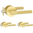 thumbnail image 1 of Poignées de Porte Mates Intérieures Moletées Intimité Poignées de Porte Levier de Porte Robuste pour Chambre Ou Salle de Bain Réversible Sans Clé pour Portes Gauche Droite AM, 1 of 7