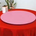 thumbnail image 1 of ORUYROP 2-Pack Cocktail Round Table Topper Cap Spandex Fitted Stretch Cocktail Tablecloth Tight Stretchable Elastic for Weddings Banquets Events Parties Restaurants(Size: 140cm,Color: Pink 29,, 1 of 6