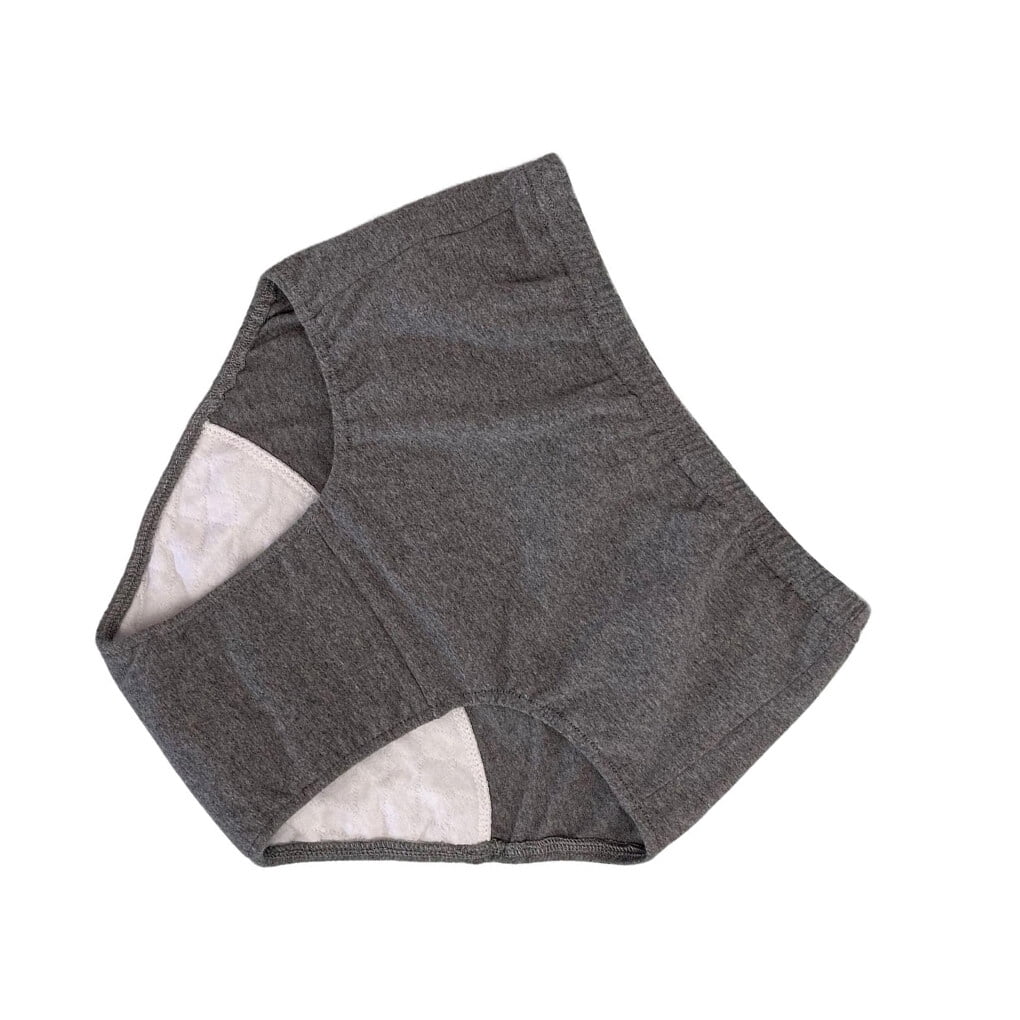 tredstone Soft Men Incontinence Underwear Urine for Sleeping Long Time Driving Adult Dark Grey 3L