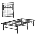 thumbnail image 4 of Gymax Base de Lit Plateforme en Métal 14 Pieds' Format Simple Pliable pour Matelas, Assemblage Sans Outils Free Assembly, 4 of 10