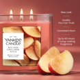 thumbnail image 3 of Yankee Candle 3 Wick Candle Jar, Scented Candle with up to 40 Hours of Burn Time, Premium Plant Wax Blend for Consistent Long Lasting Scent from First to Last Burn, Sugared Cinnamon Apple, 3 of 7