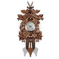 thumbnail image 2 of Cuckoo Wall Clock Bird Wood Hanging Decorations for Home Cafe Restaurant, 2 of 3