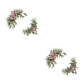thumbnail image 4 of Ruiboury Romantic Wedding Arch With Fake Flowers Realistic Appearance No Withering Purple Peony 2Set, 4 of 6