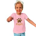 thumbnail image 1 of B91xZ Chemises et Hauts pour Filles 2024 Coton Décontracté Graphique Tunique d'Été Col Rond, Rouge 4-5 Ans, 1 of 5