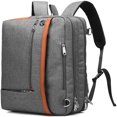thumbnail image 1 of CUITING Convertible Backpack Shoulder bag Messenger Bag Laptop Case Business Briefcase Leisure Handbag Multi-functional Travel Rucksack Fits 17.3 Inch Laptop For Men / Women / Travel (gre, 1 of 7