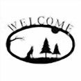 thumbnail image 3 of Village Wrought Iron WEL-145-S Petit Panneau de Bienvenue - Timberwolf, 3 of 3